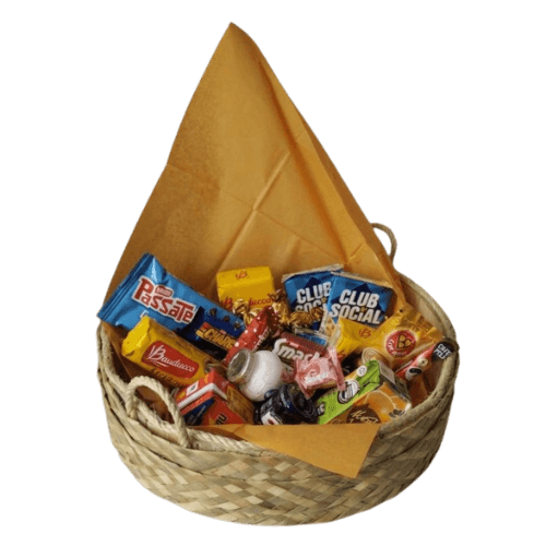 Cesta de café da manhã mion