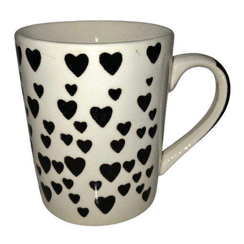 Caneca Coração Preto