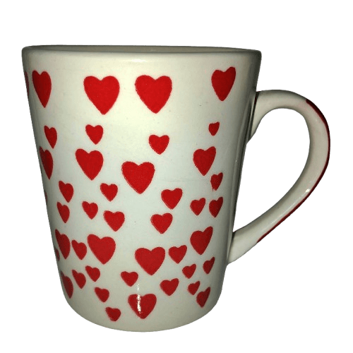 Caneca Coração Vermelho