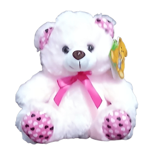 Urso Orelhinha Lilás 20cm