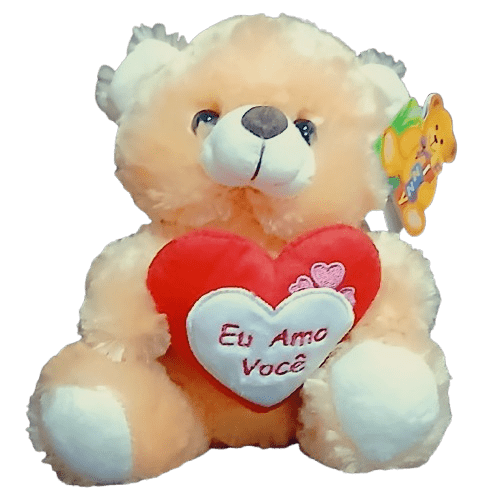 Urso Amo Vc Bege 20cm
