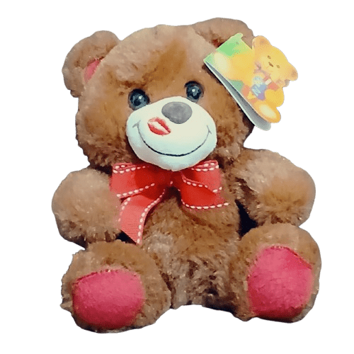 Urso Beijinho Marrom 18cm