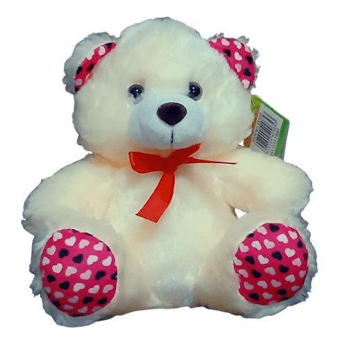 Urso Orelhinha Creme 20cm