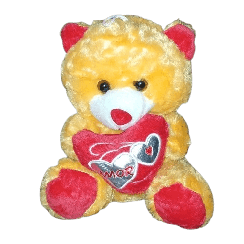 Urso Amarelo Love 20cm