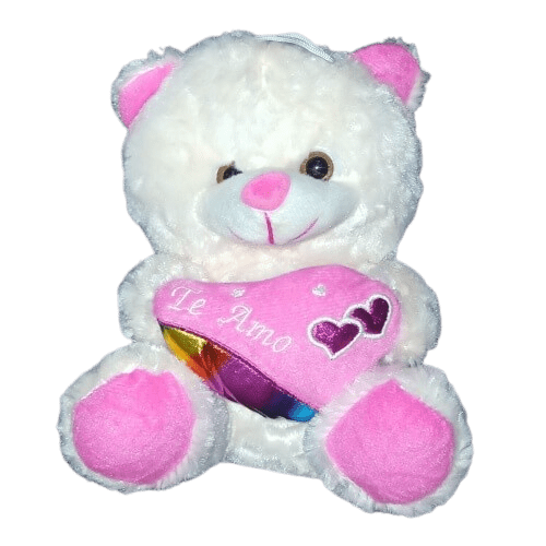 Urso Rosa te amo 20cm
