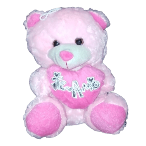Urso Rosa te amo 20cm
