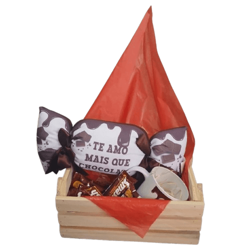 Cesta te amo mais que chocolate smash
